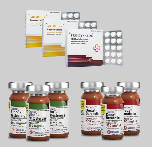 Pack Prise de Masse 12 Semaines – Beligas – Testo E - Deca - DBol